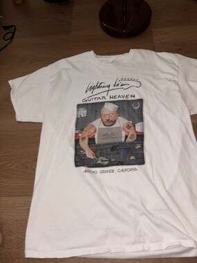 Lightning Joe's Guitar Heaven Arroyo Grande California Graphic T-Shirt